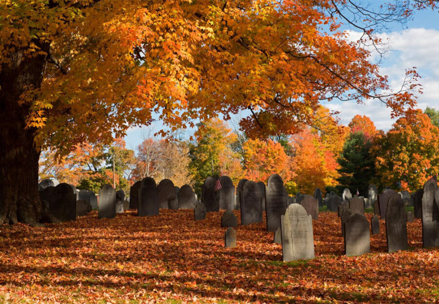 Graveyard in the Fall