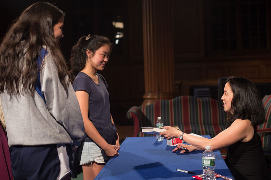 Angela Duckworth Signing Books