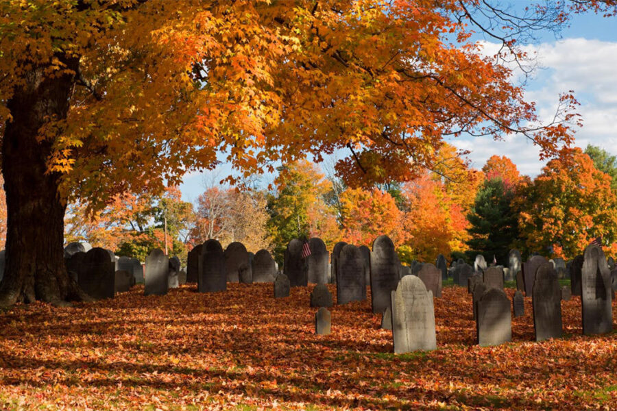 Graveyard in the Fall