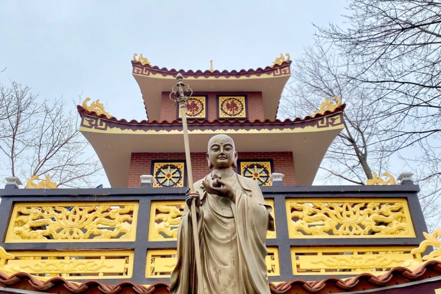 Entrance to a Buddhist temple