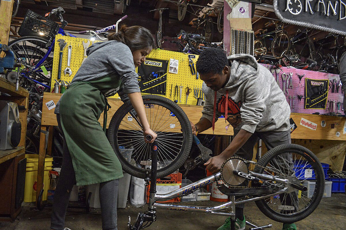 GCE students explore the mechanics of tools and simple machines in order to design innovative transportation.